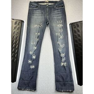 Judy blue made in USA Women's pants (3XL) Straight Slim boot cut fit whiskered